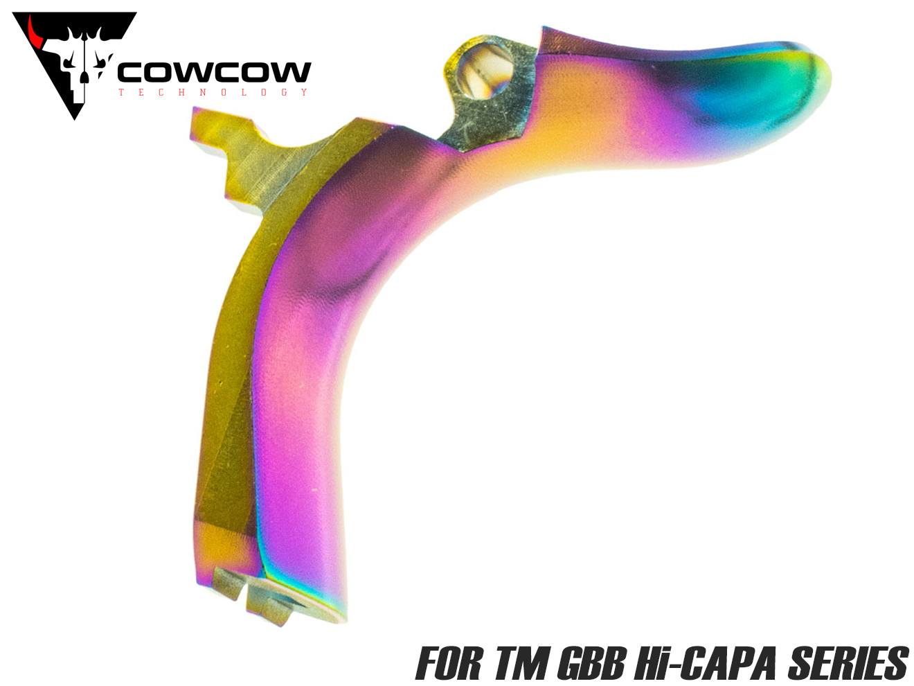 COWCOW TECHNOLOGY ステンレスCNC マッチグレード グリップセーフティ マルイ Hi-CAPAシリーズ [カラー：ブラック / シルバー / ゴールド / レインボー]