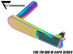 COWCOW TECHNOLOGY ステンレスCNC マッチグレード スライドストップ マルイ Hi-CAPAシリーズ [カラー：ブラック / シルバー / ゴールド / レインボー]