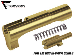 COWCOW TECHNOLOGY ステンレスCNC マッチグレード マガジンキャッチ マルイ Hi-CAPAシリーズ [カラー：ブラック / シルバー / ゴールド / レインボー]