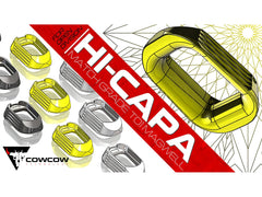 COWCOW TECHNOLOGY アルミ マッチグレード T01 マグウェル TM Hi-Capa [カラー：ブラック / ゴールド / レインボー / シルバー]