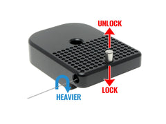 COWCOW TECHNOLOGY D01 ドットタック マガジンベース Hi-CAPA [カラー：ブラック / シルバー / レッド / ゴールド / レインボー]