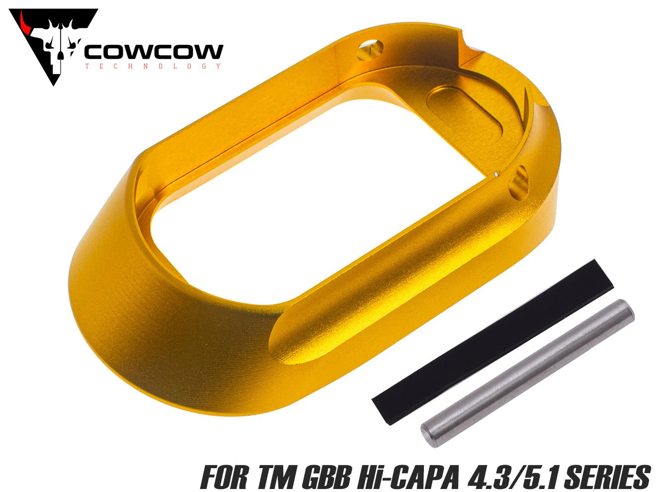 COWCOW TECHNOLOGY アルミCNC ハイヒールマグウェル マルイ Hi-CAPAシリーズ [カラー：ブラック / シルバー / ゴールド / レッドレインボー]