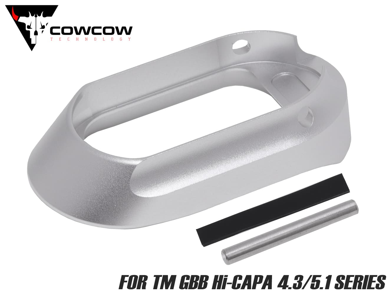 COWCOW TECHNOLOGY アルミCNC ハイヒールマグウェル マルイ Hi-CAPAシリーズ [カラー：ブラック / シルバー / ゴールド / レッドレインボー]