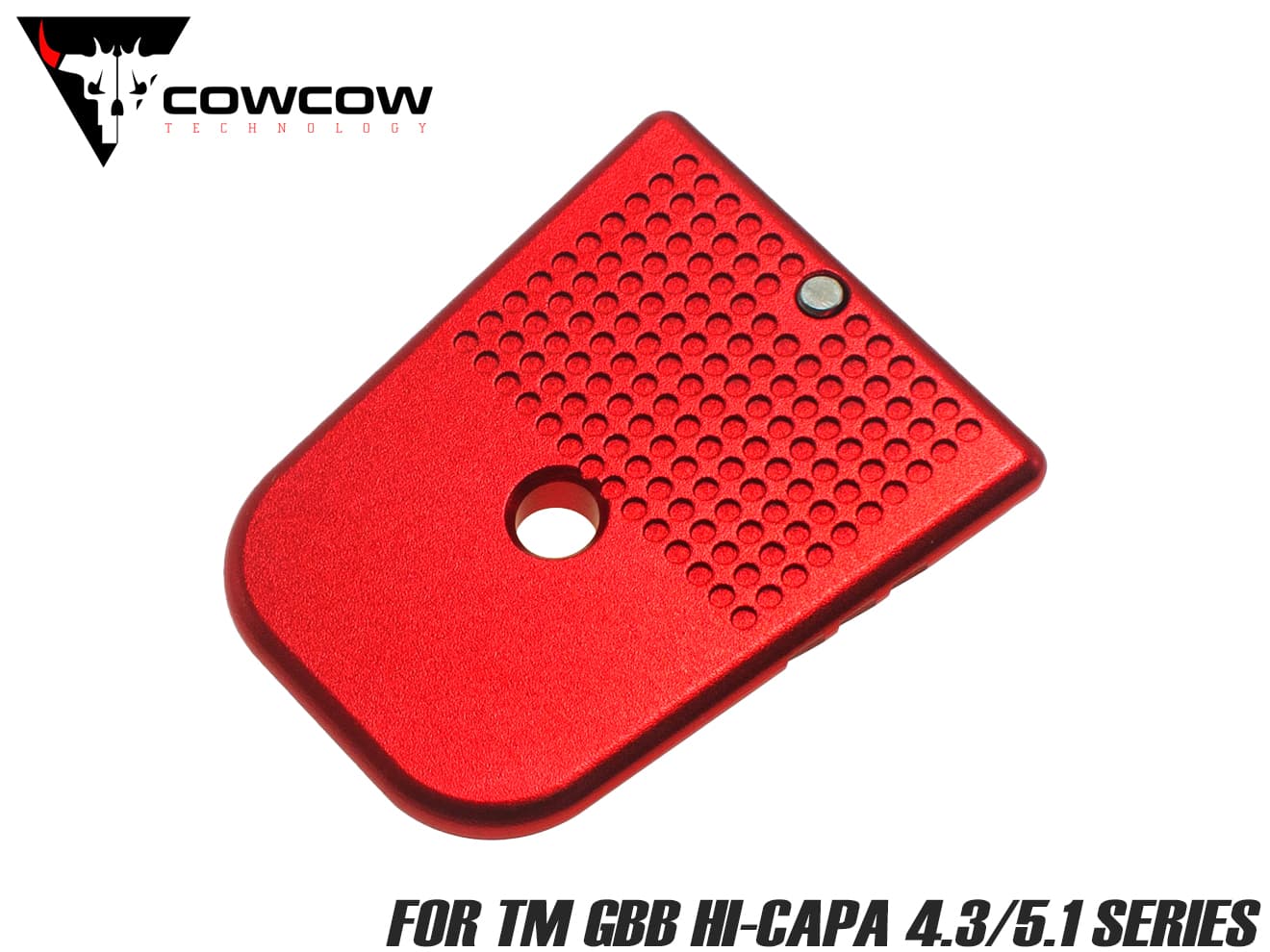 COWCOW TECHNOLOGY D02 ドットタック マガジンベース Hi-CAPA [カラー：ブラック / ゴールド / レッド / レインボー / シルバー]