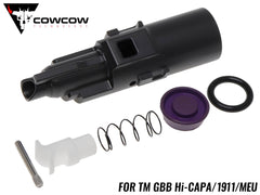 COWCOW TECHNOLOGY A7075 CNC パワーアップ ローディングノズルセット TM Hi-CAPA/1911 [カラー：シルバー / ブラック / ゴールド / レッド / レインボー]