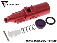 COWCOW TECHNOLOGY A7075 CNC パワーアップ ローディングノズルセット TM Hi-CAPA/1911 [カラー：シルバー / ブラック / ゴールド / レッド / レインボー]