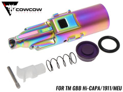 COWCOW TECHNOLOGY A7075 CNC パワーアップ ローディングノズルセット TM Hi-CAPA/1911 [カラー：シルバー / ブラック / ゴールド / レッド / レインボー]