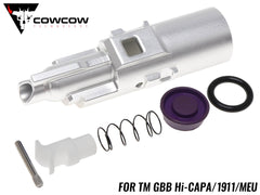 COWCOW TECHNOLOGY A7075 CNC パワーアップ ローディングノズルセット TM Hi-CAPA/1911 [カラー：シルバー / ブラック / ゴールド / レッド / レインボー]