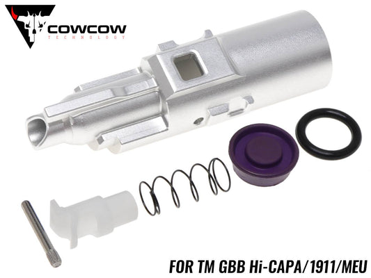 COWCOW TECHNOLOGY A7075 CNC パワーアップ ローディングノズルセット TM Hi-CAPA/1911 [カラー：シルバー / ブラック / ゴールド / レッド / レインボー]