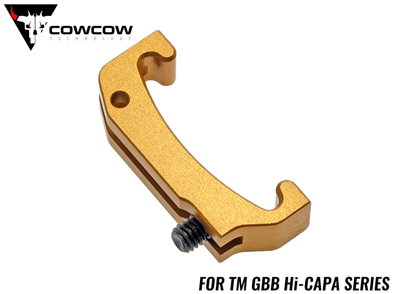 COWCOW TECHNOLOGY アルミCNC モジューラートリガーベース TM Hi-CAPAシリーズ [カラー：シルバー / ブラック / ゴールド / レッド]