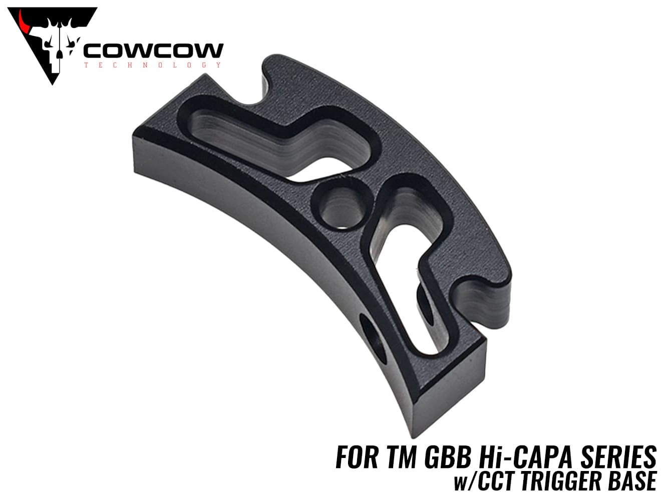 COWCOW TECHNOLOGY アルミCNC モジューラートリガーシュー B [カラー：シルバー / ブラック / ゴールド / レッド]