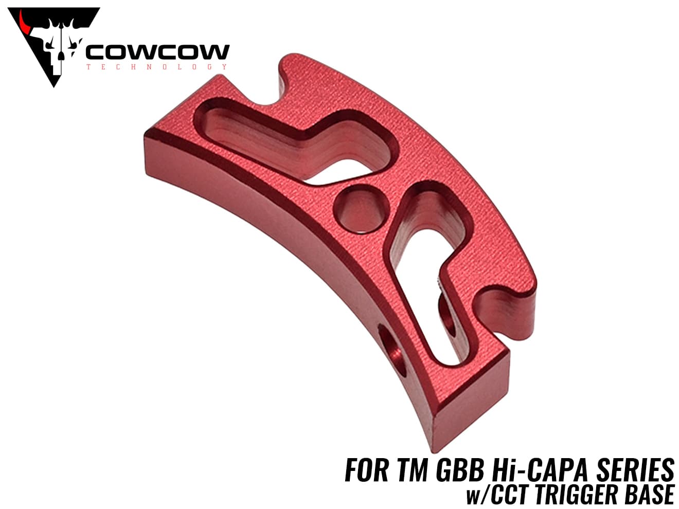 COWCOW TECHNOLOGY アルミCNC モジューラートリガーシュー B [カラー：シルバー / ブラック / ゴールド / レッド]