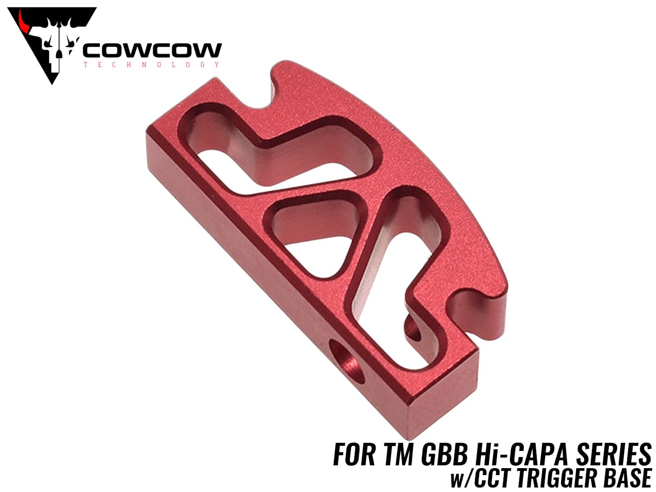 COWCOW TECHNOLOGY アルミCNC モジューラートリガーシュー C [カラー：シルバー / ブラック / ゴールド / レッド]