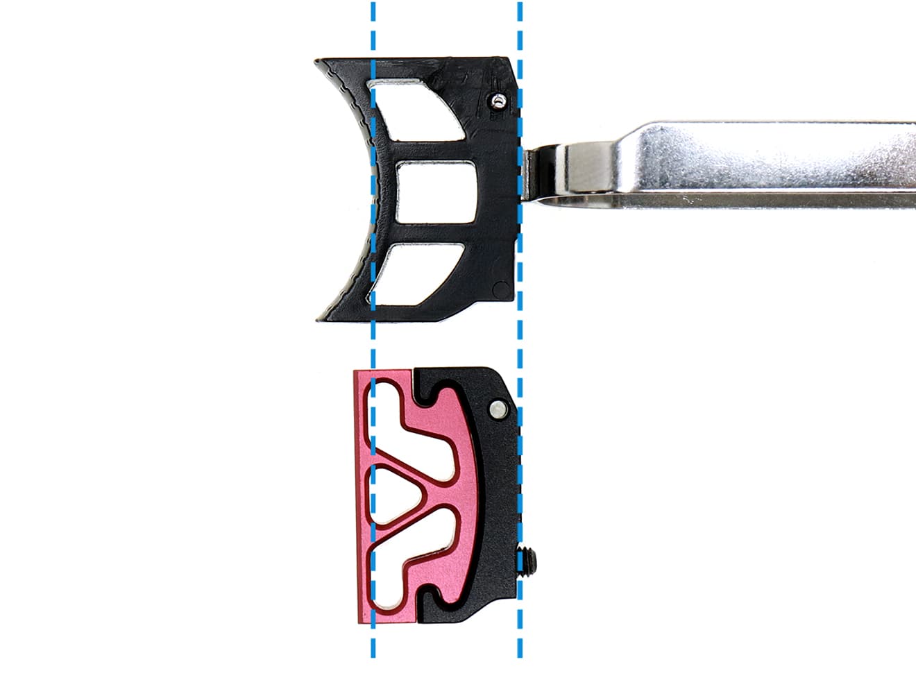 COWCOW TECHNOLOGY アルミCNC モジューラートリガーシュー C [カラー：シルバー / ブラック / ゴールド / レッド]