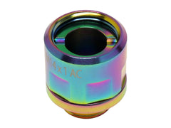 COWCOW TECHNOLOGY A01 サイレンサーアダプター TiALN (11mm正ネジ→14mm逆ネジ♂) [カラー：ブラック / シルバー / ゴールド / レインボー]