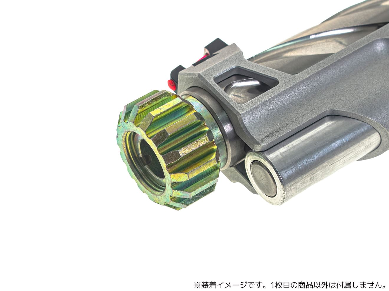 COWCOW TECHNOLOGY A02 サイレンサーアダプター (11mm正ネジ→14mm逆ネジ♂) [カラー：ブラック / ゴールド / レッド / シルバー]