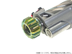 COWCOW TECHNOLOGY A02 サイレンサーアダプター (11mm正ネジ→14mm逆ネジ♂) [カラー：ブラック / ゴールド / レッド / シルバー]