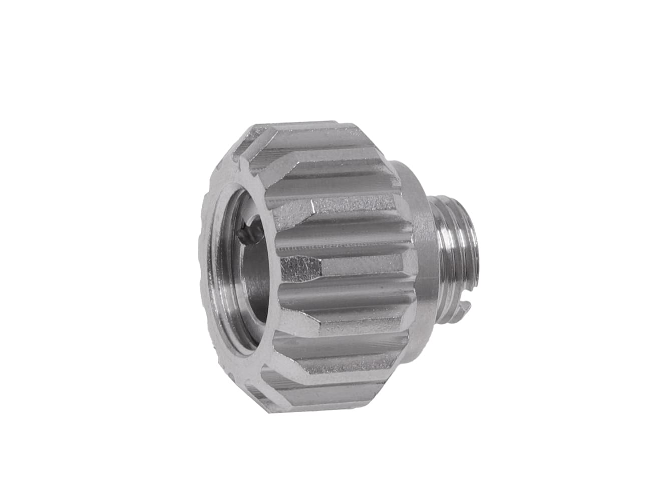 COWCOW TECHNOLOGY A02 サイレンサーアダプター (11mm正ネジ→14mm逆ネジ♂) [カラー：ブラック / ゴールド / レッド / シルバー]