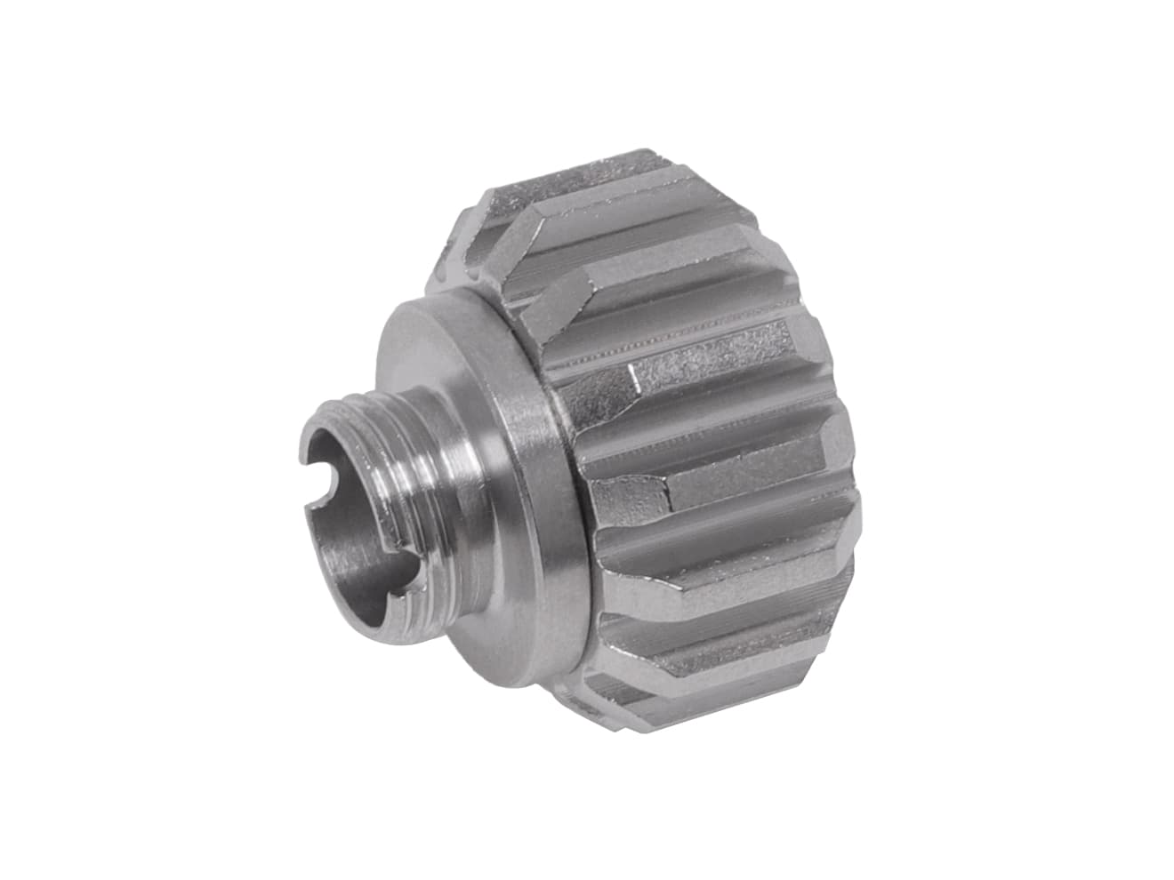 COWCOW TECHNOLOGY A02 サイレンサーアダプター (11mm正ネジ→14mm逆ネジ♂) [カラー：ブラック / ゴールド / レッド / シルバー]