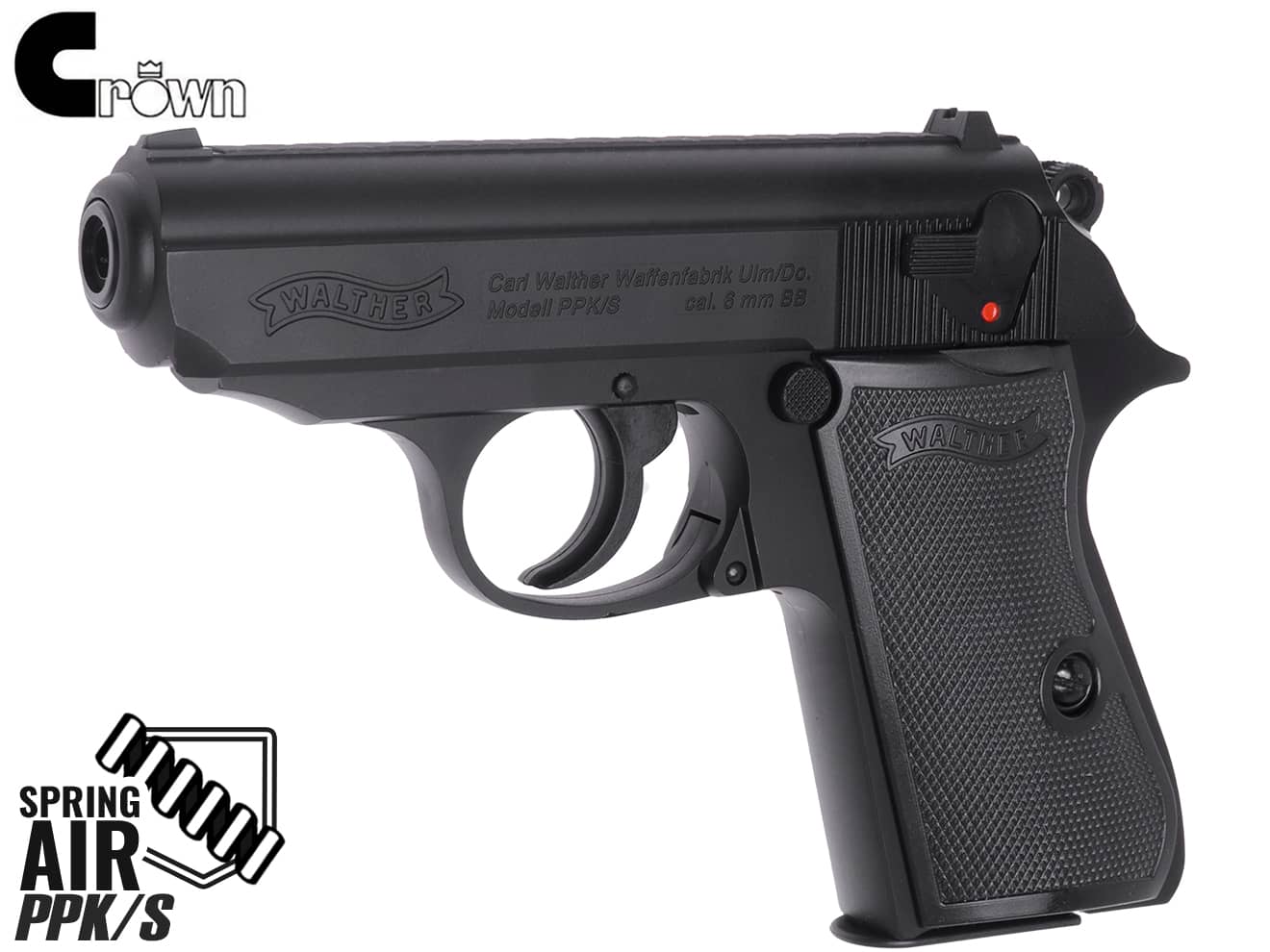 クラウンモデル ハイランクエアコッキング Walther PPK/S