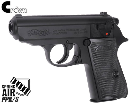 クラウンモデル ハイランクエアコッキング Walther PPK/S