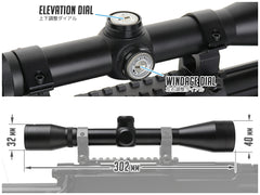 クラウンモデル エアーコッキング ボルトアクションライフル タイプ96 ジュニア 10才以上用 [セット内容：本体のみ / スコープ付]