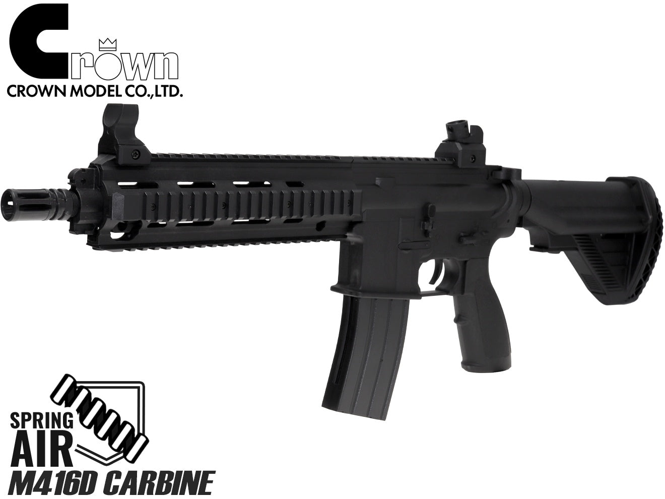 クラウン エアーコッキング M416Dカービン 10才以上