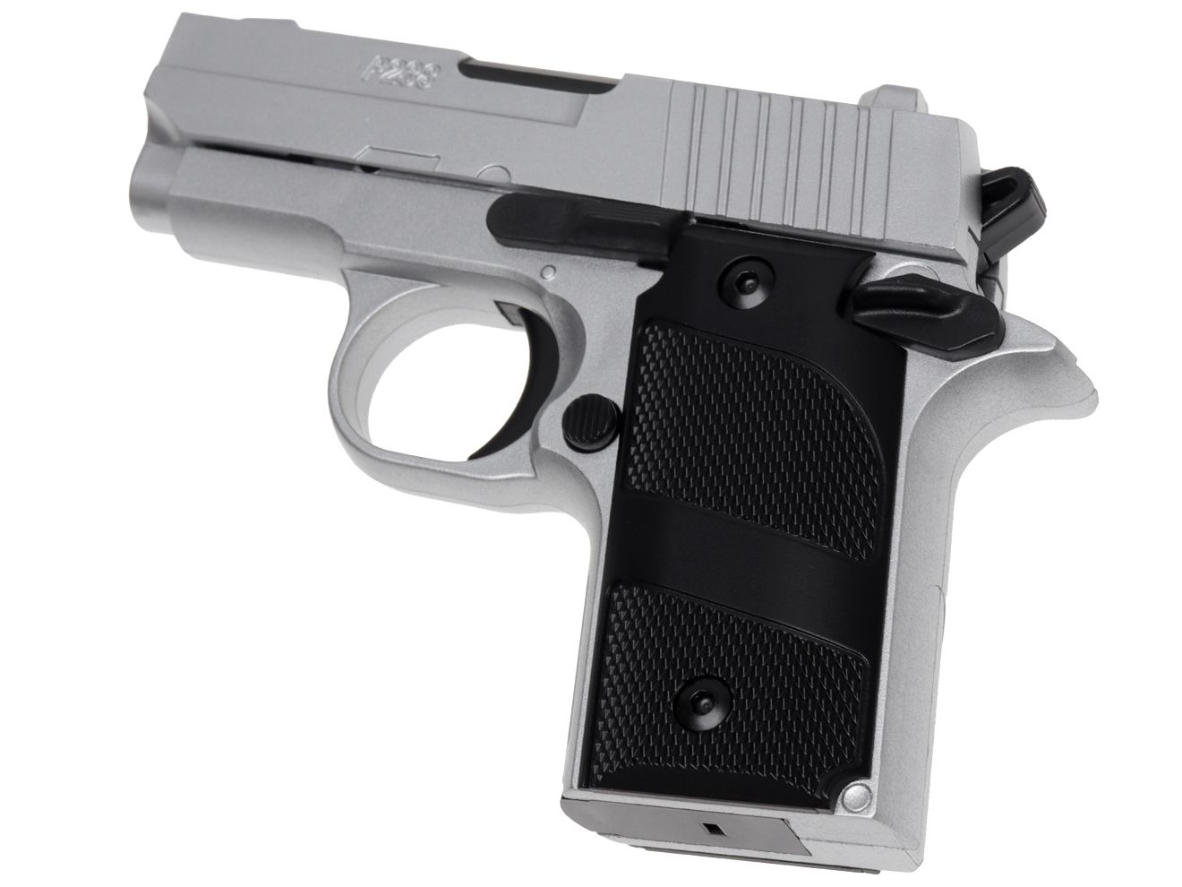 クラウン ハイランク エアーコッキング P238 Micro-Compact 10才以上 [カラー：シルバー / ブラック]