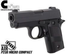 クラウン ハイランク エアーコッキング P238 Micro-Compact 10才以上 [カラー：シルバー / ブラック]