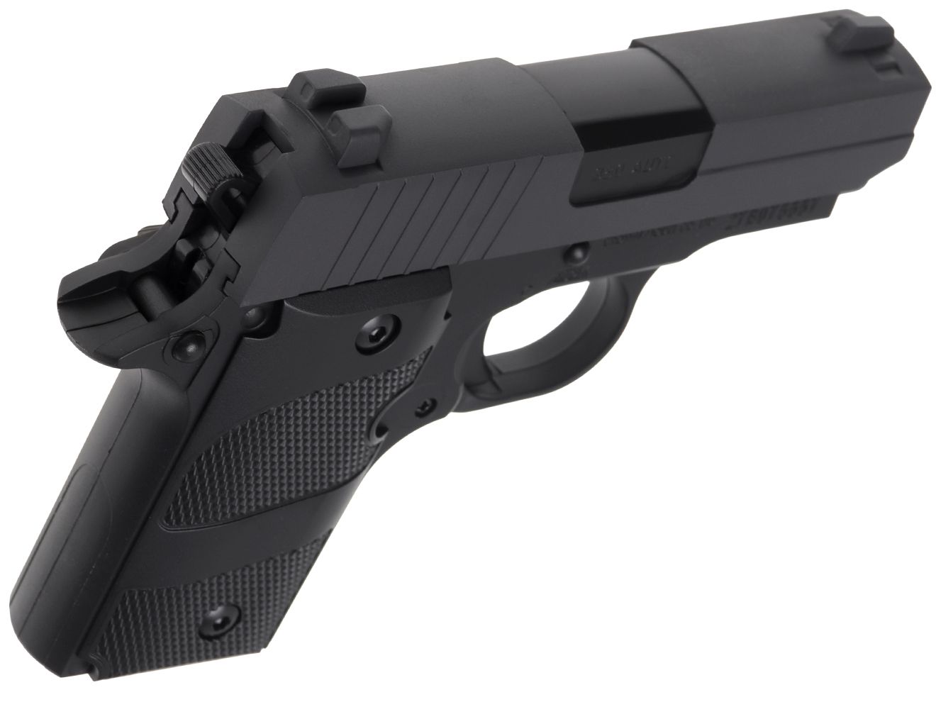 クラウン ハイランク エアーコッキング P238 Micro-Compact 10才以上 [カラー：シルバー / ブラック]