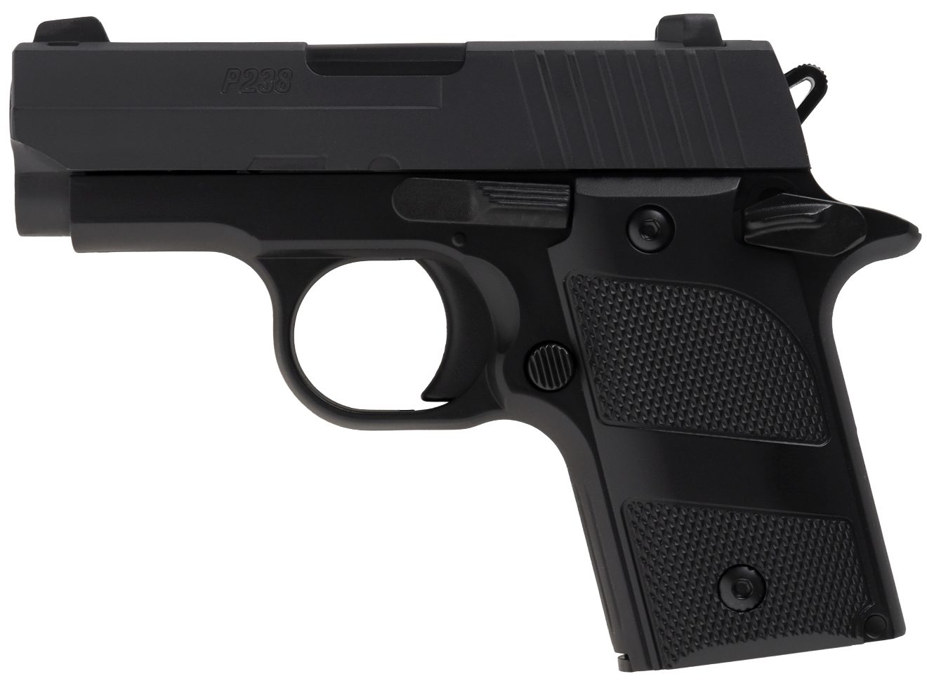 クラウン ハイランク エアーコッキング P238 Micro-Compact 10才以上 [カラー：シルバー / ブラック]