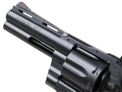 クラウンモデル ホップアップエアリボルバー コルト パイソン 4インチ ブラック 10才以上用モデル