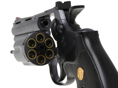 クラウンモデル ホップアップエアリボルバー コルト パイソン 4インチ ブラック 10才以上用モデル