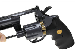 クラウンモデル ホップアップエアリボルバー コルト パイソン 4インチ ブラック 10才以上用モデル