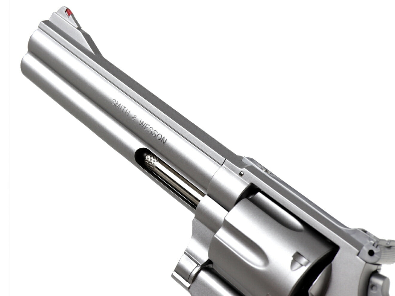 クラウンモデル ホップアップエアリボルバー S&W M686 6インチ シルバータイプ 10才以上用モデル
