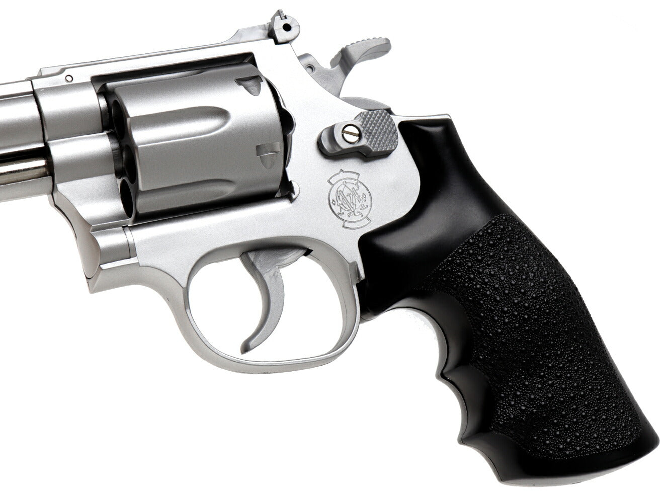 クラウンモデル ホップアップエアリボルバー S&W M686 6インチ シルバータイプ 10才以上用モデル