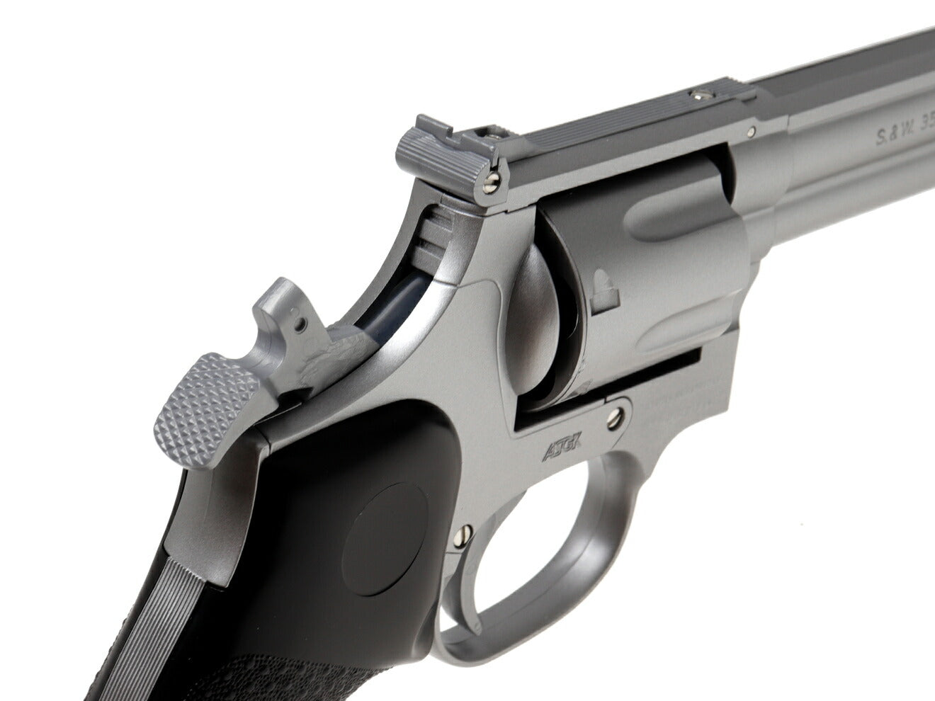 クラウンモデル ホップアップエアリボルバー S&W M686 6インチ シルバータイプ 10才以上用モデル