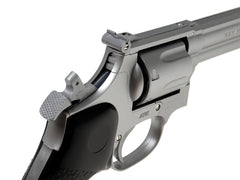 クラウンモデル ホップアップエアリボルバー S&W M686 6インチ シルバータイプ 10才以上用モデル