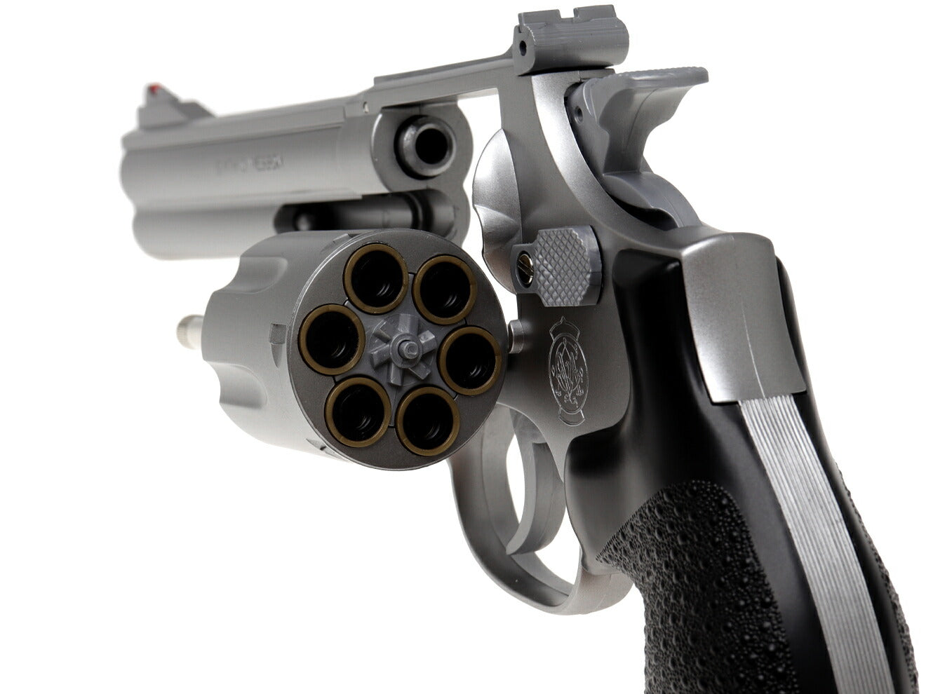 クラウンモデル ホップアップエアリボルバー S&W M686 6インチ シルバータイプ 10才以上用モデル