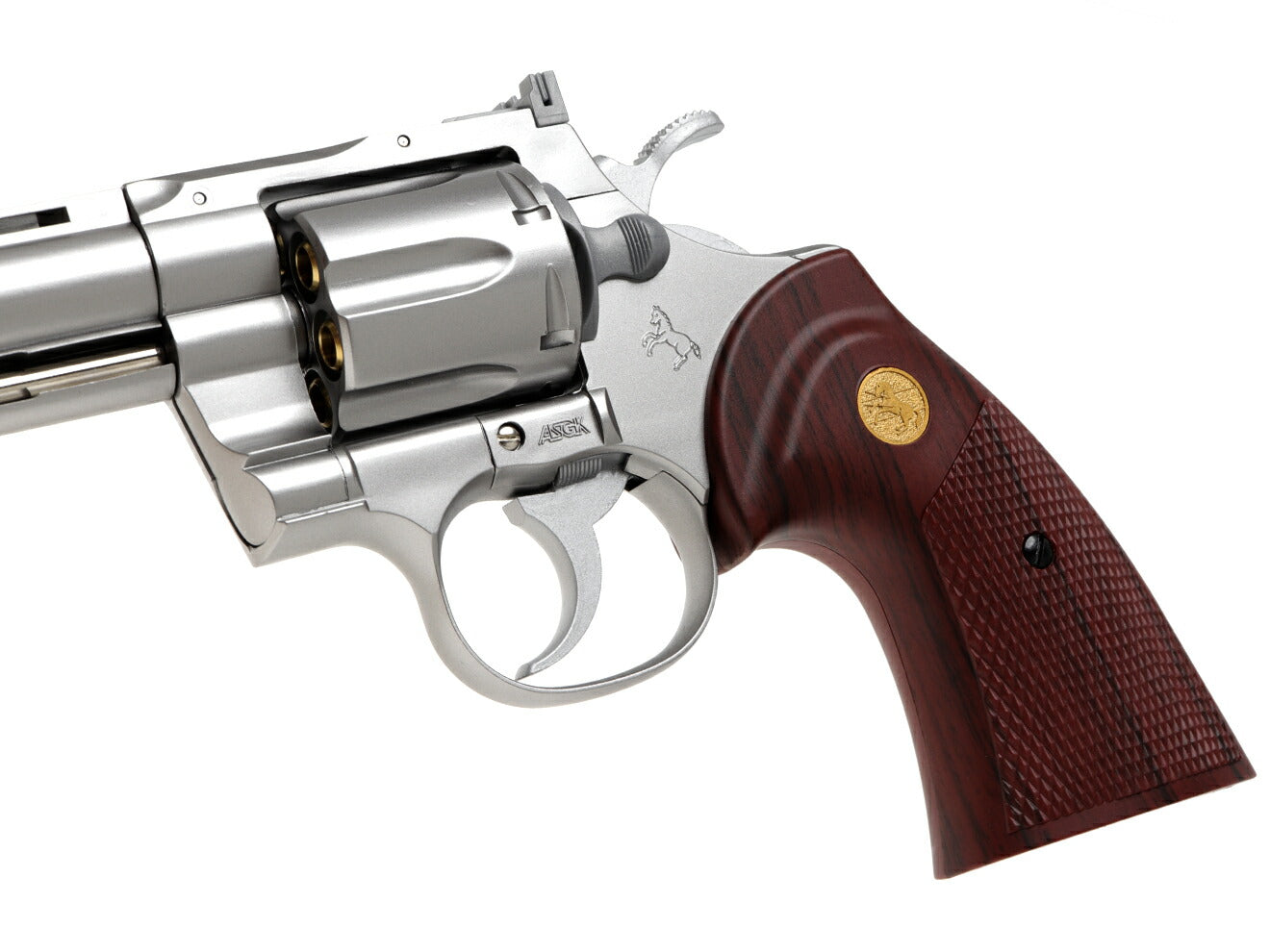 クラウンモデル ガスリボルバー コルト パイソン 6インチ シルバータイプ 18歳以上