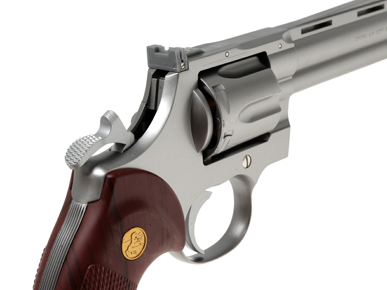 クラウンモデル ガスリボルバー コルト パイソン 6インチ シルバータイプ 18歳以上