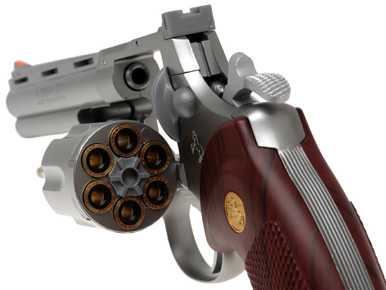 クラウンモデル ガスリボルバー コルト パイソン 6インチ シルバータイプ 18歳以上