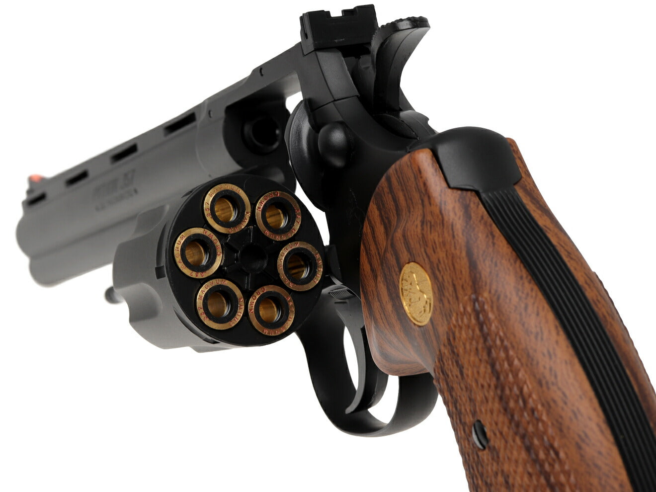 クラウンモデル ガスリボルバー コルト パイソン 8インチ ブラック 18歳以上