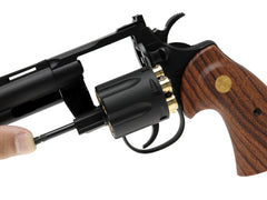 クラウンモデル ガスリボルバー コルト パイソン 8インチ ブラック 18歳以上
