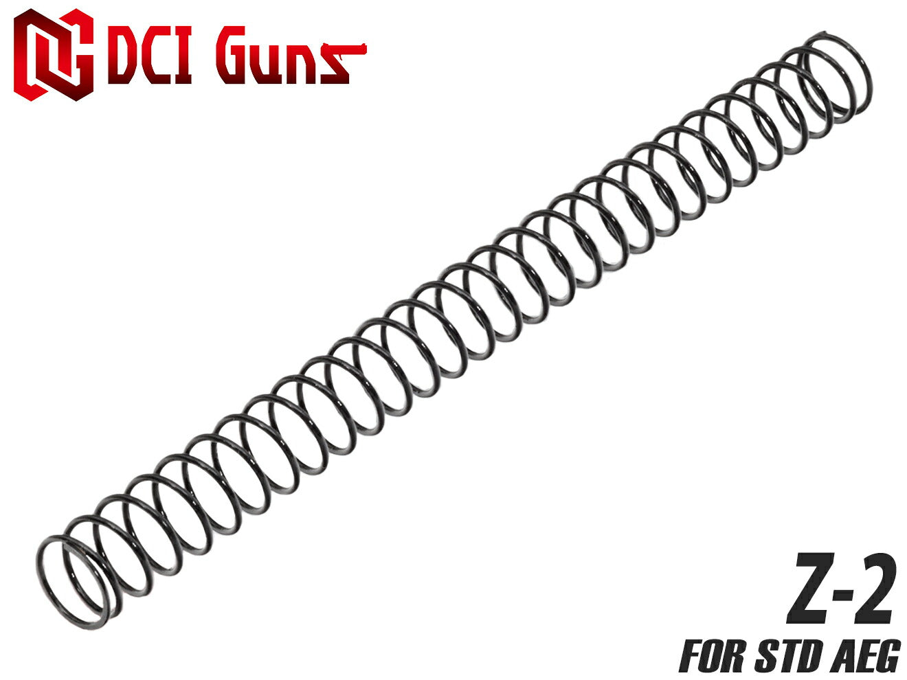 DCI Guns メインスプリング Z-2　STD 電動ガン用 [強さ：Z-2 / Z-1 / Z±0 / Z+1 / Z+2 / Z+3 / Z+4]