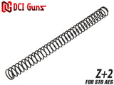 DCI Guns メインスプリング Z-2　STD 電動ガン用 [強さ：Z-2 / Z-1 / Z±0 / Z+1 / Z+2 / Z+3 / Z+4]