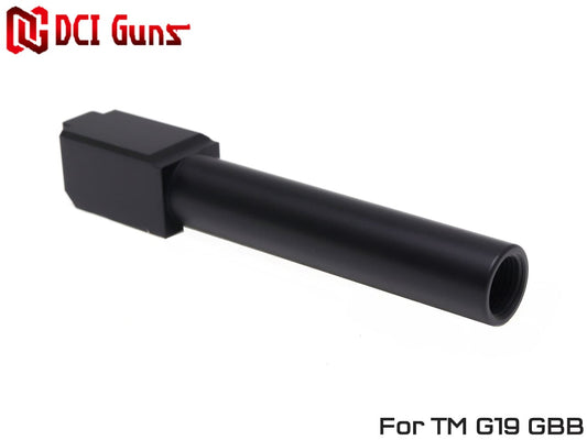 DCI Guns 11ｍｍ正ネジ メタルアウターバレル 東京マルイ G19 Gen.3/Gen.4 [カラー：ブラック / ゴールド / レッド / シルバー]