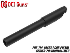 DCI Guns 11mm正ネジメタルアウターバレル マルイ M45A1/1911/MEU用 [ブラック / シルバー / レッド]【ゆうパケット可】
