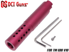 DCI Guns 11mm正ネジ メタルアウターバレル 東京マルイ GBB V10用 [カラー：ブラック / レッド / ゴールド / シルバー]