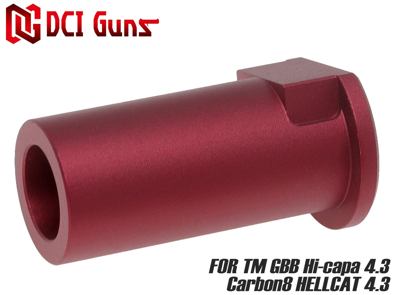 DCI Guns リコイルプラグ 東京マルイ ハイキャパ4.3シリーズ&Carbon8 HELLCAT4.3用 [カラー：ブラック / ゴールド / レッド / シルバー]